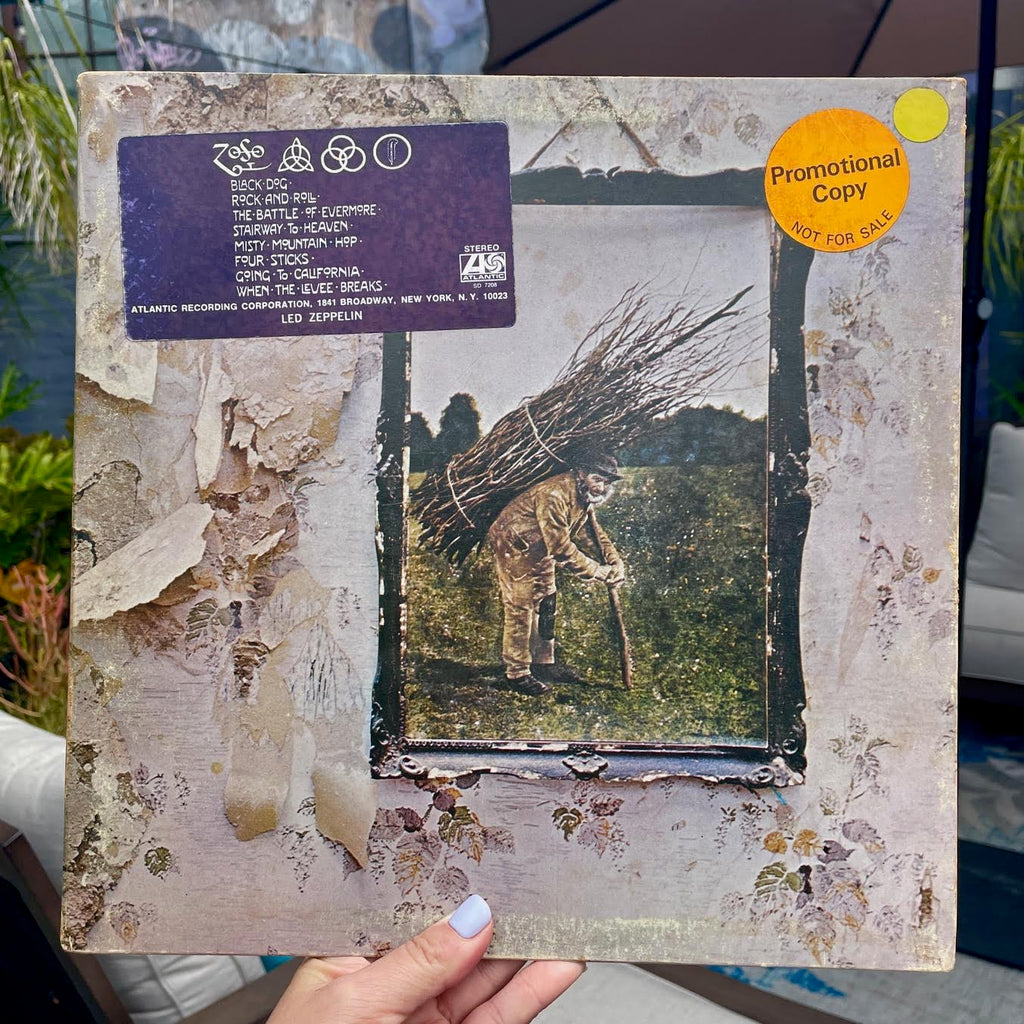 Led Zeppelin - IV LP (Used Vinyl, White Label Promo, Richmond [Philips] Pressing) ( VINYL )