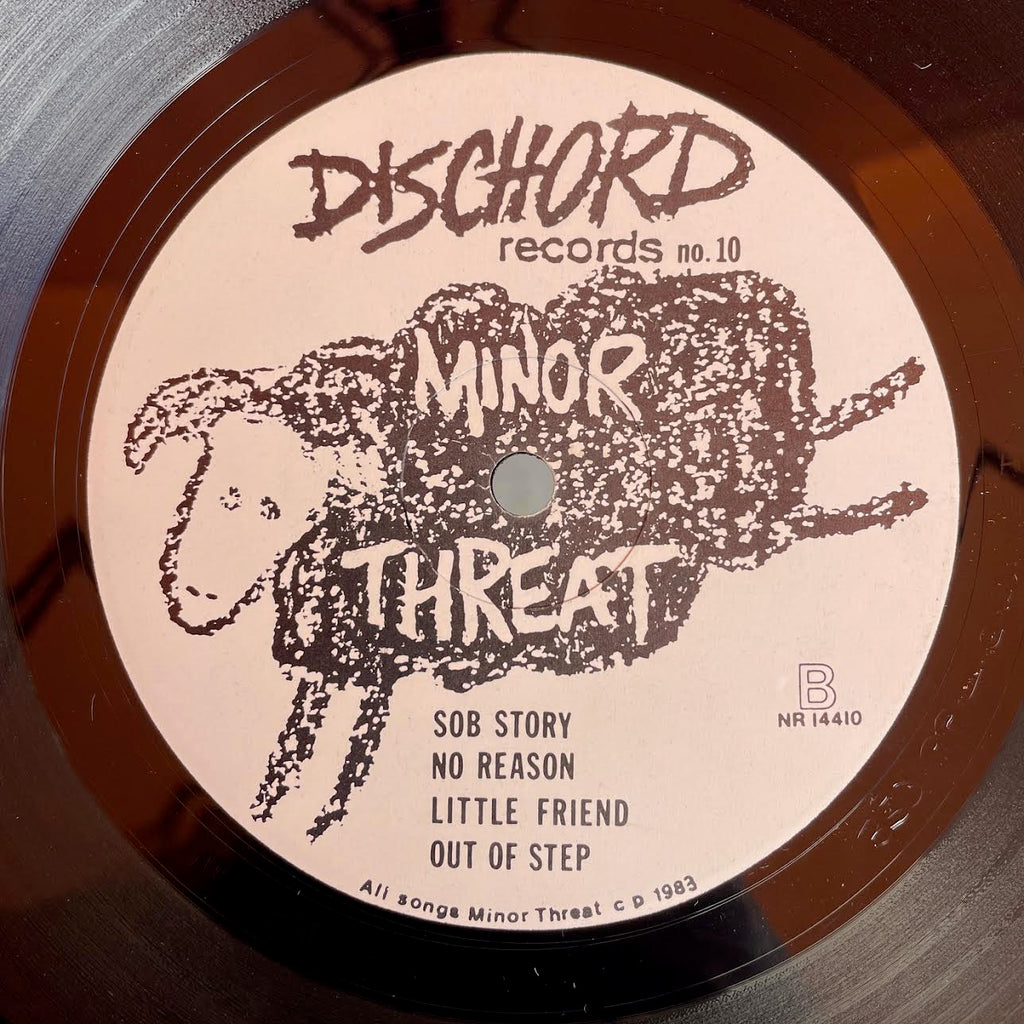 Minor Threat – Out Of Step 12" (Original Press Rare Black Back Cover, Includes Insert)(Used Vinyl) ( VINYL )