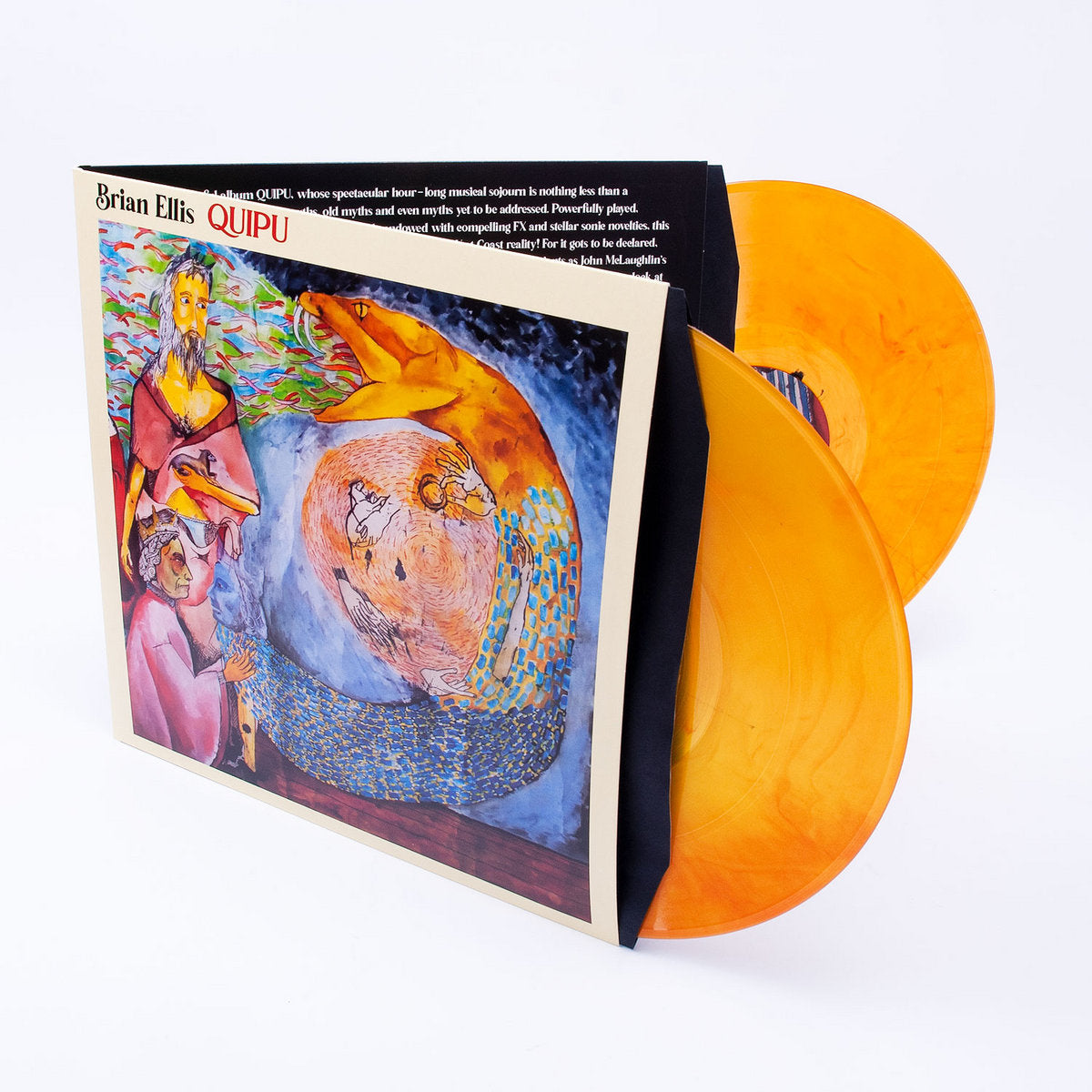 Brian Ellis - Quipu 2LP (180g, Limited Edition Translucent Orange Vinyl) ( VINYL )
