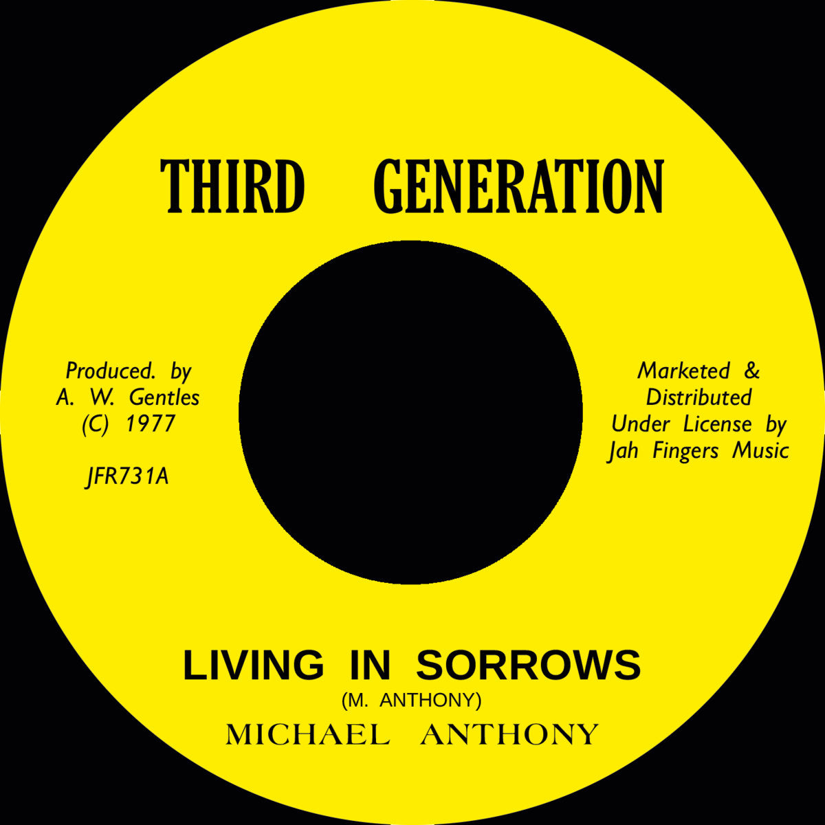 Michael Anthony - Living in Sorrows b/w Living Dub 7" ( VINYL )