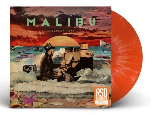 Anderson Paak - Malibu 2LP (RSD Essential, Limited Edition Orange w/ White Splatter) ( VINYL )