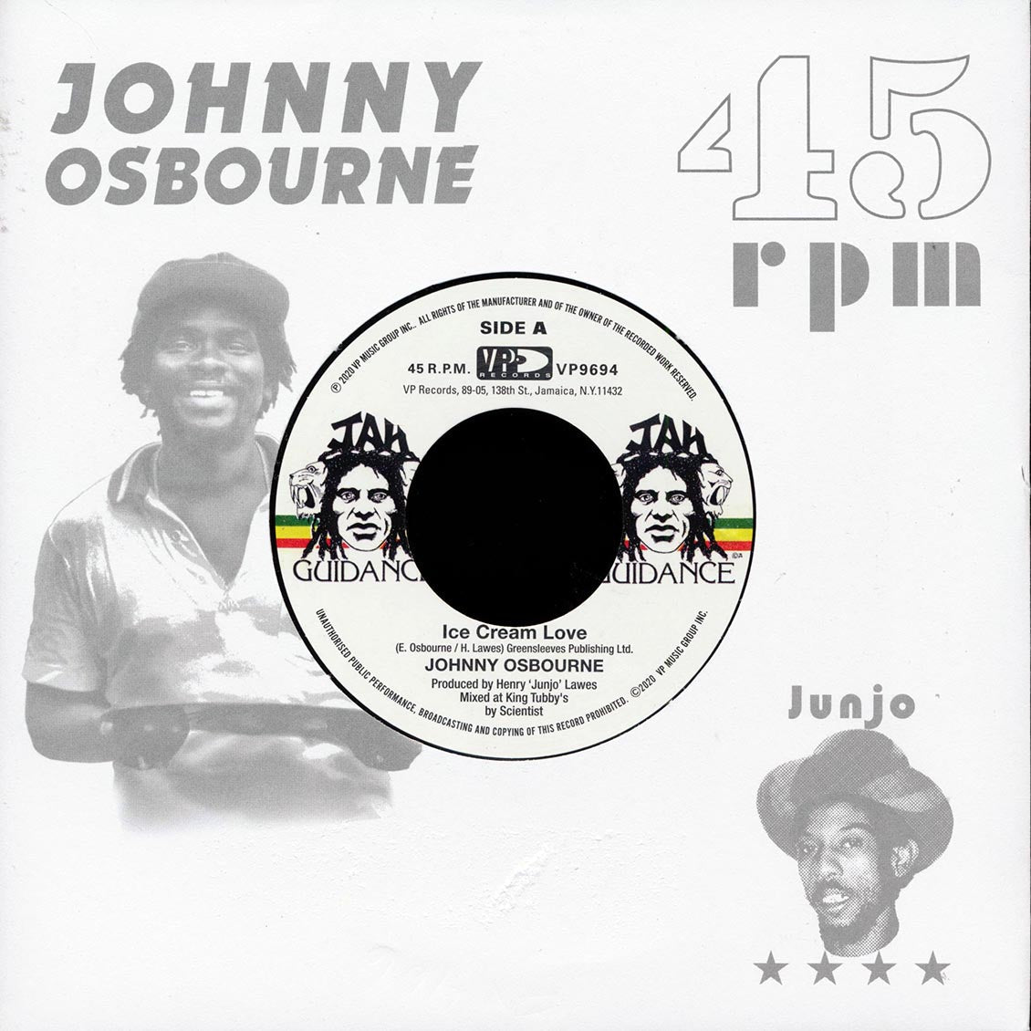 Johnny Osbourne - Ice Cream Love 7'' ( VINYL )