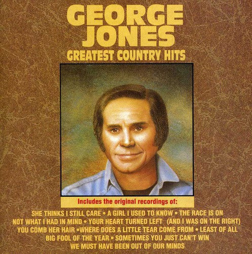 George Jones - Greatest Country Hits CD (Manufactured On Demand, Alliance Mod) ( VINYL )