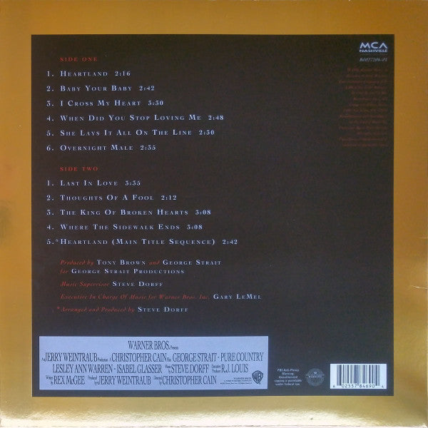 George Strait - Pure Country (Original Motion Picture Soundtrack) (Used Vinyl) ( VINYL )