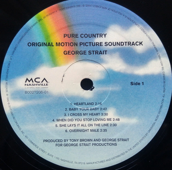 George Strait - Pure Country (Original Motion Picture Soundtrack) (Used Vinyl) ( VINYL )