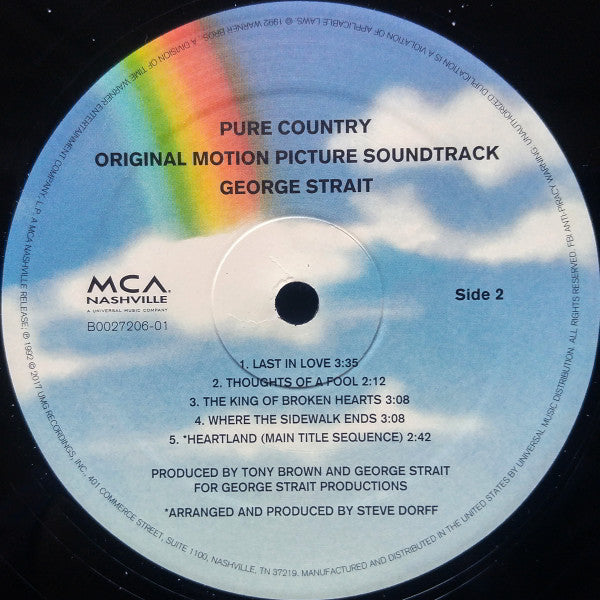 George Strait - Pure Country (Original Motion Picture Soundtrack) (Used Vinyl) ( VINYL )