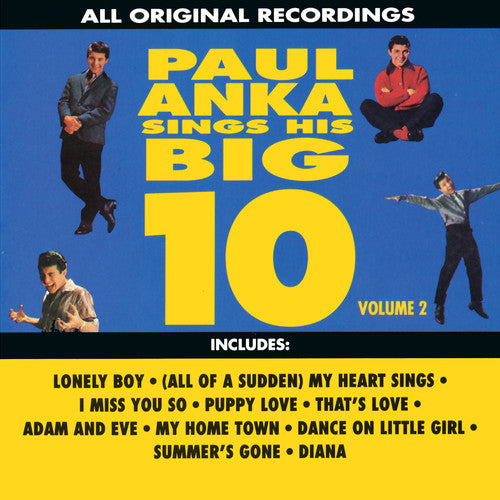 Paul Anka - Sings His Big Ten 2 CD (Manufactured On Demand, Alliance Mod) ( VINYL )