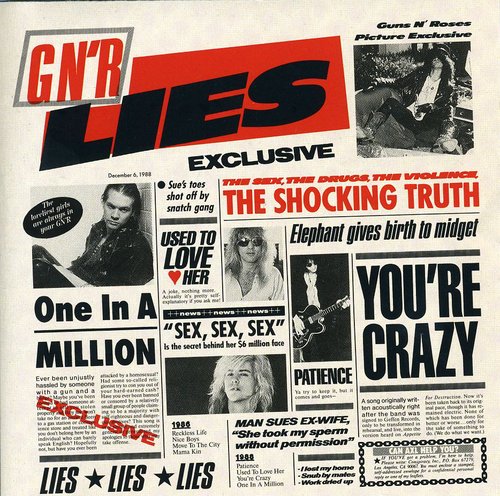 Guns N'Roses - G N R Lies CD (Jewel case) ( VINYL )