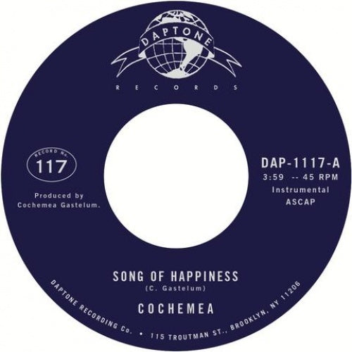 Cochemea - Song Of Happiness 7‚Äù ( VINYL )