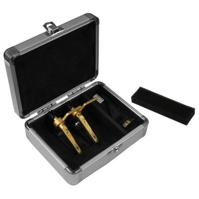 Krom Diamond Needle Cartridge Case Silver - KCC2PR2SD ( VINYL )