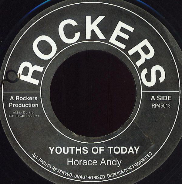 Horace Andy - Youths of Today b/w Rockers All Stars 7" ( VINYL )