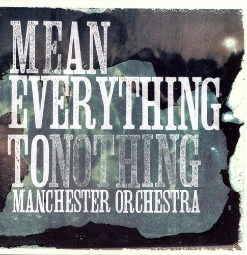 Manchester Orchestra - Mean Everything To Nothing LP (Blue Colored Vinyl) ( VINYL )