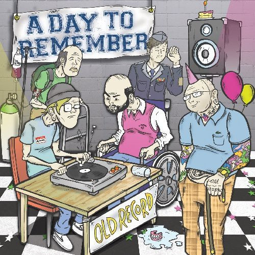 A Day to Remember - Old Record LP ( VINYL )
