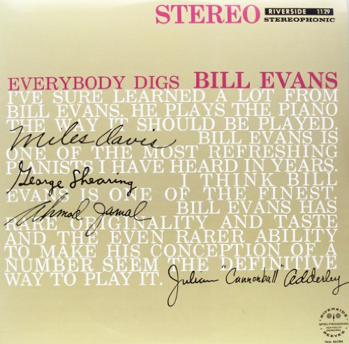 Bill Evans - Everybody Digs Bill Evans LP ( VINYL )