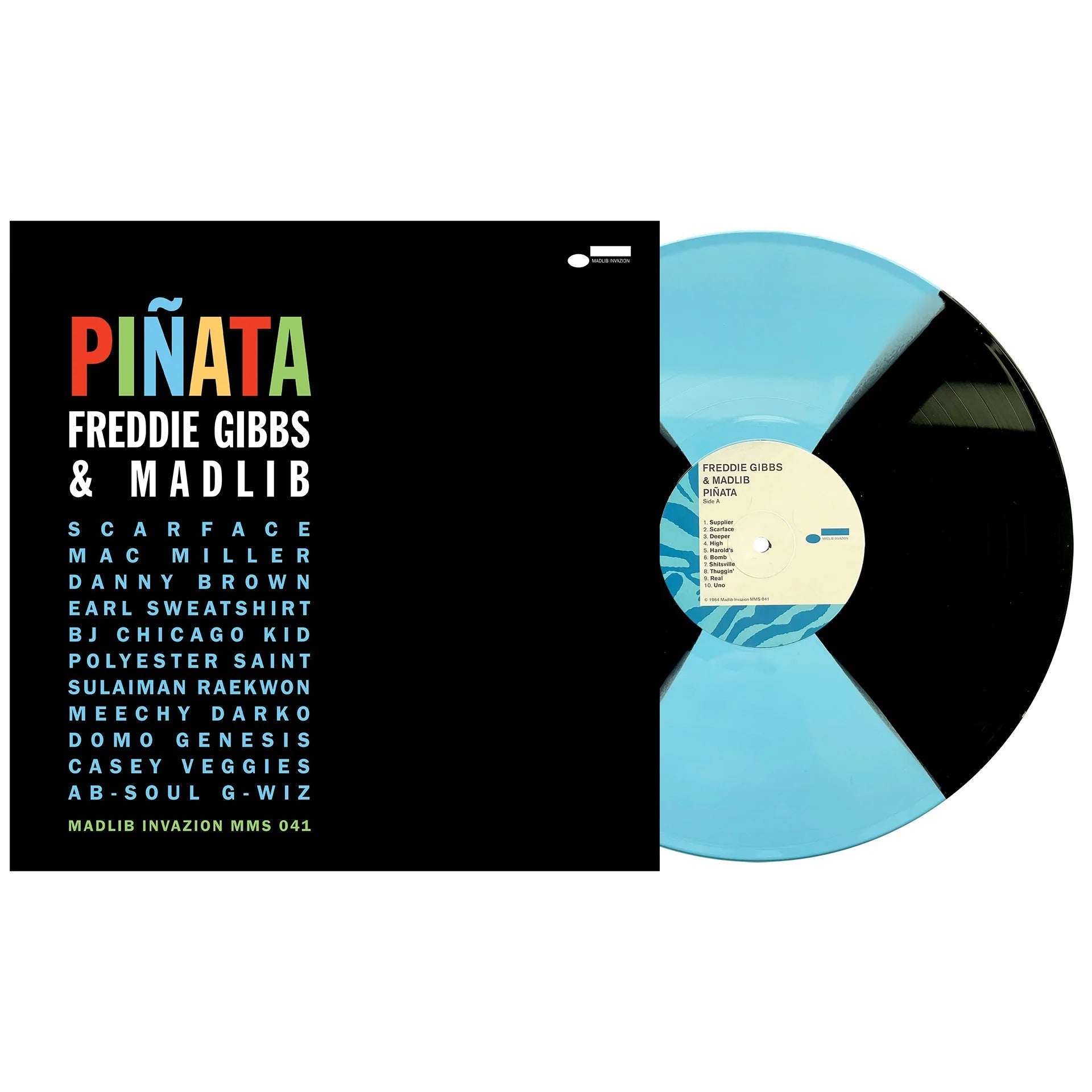 Freddie Gibbs & Madlib – Piñata: The '64 Version LP (Sky Blue & Black Vinyl) ( VINYL )