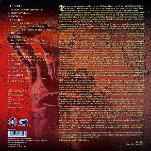 Dio - Holy Diver: Live 3LP (Red Vinyl) ( VINYL )