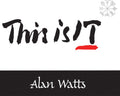 Alan Watts - This Is It LP ( VINYL )