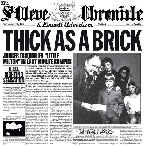 Jethro Tull - Thick As a Brick CD ( VINYL )