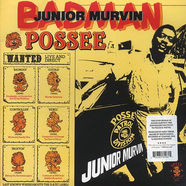 Jr. Murvin - Bad Man Posse LP ( VINYL )