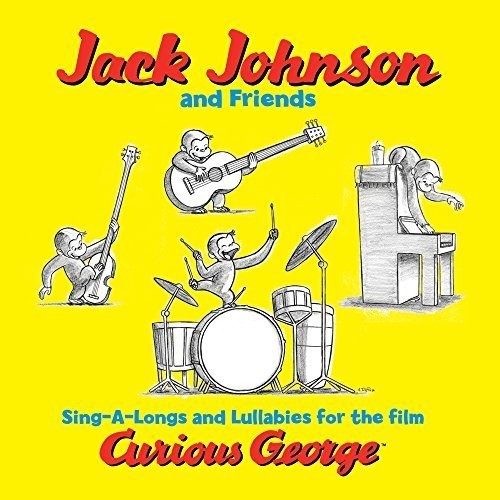 Jack Johnson & Friends - Curious George (Sing-a-Long Songs and Lullabies for the Film) LP ( VINYL )