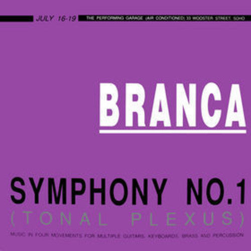 Glenn Branca - Symphony No. 1 (Tonal Plexus) 2LP ( VINYL )