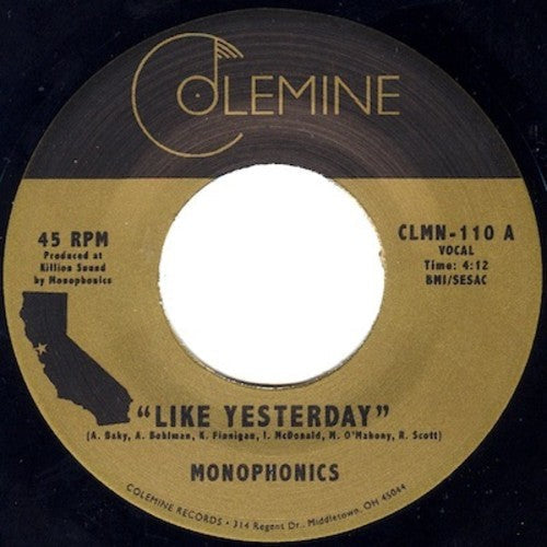 Monophonics - Like Yesterday b/w Destruments 7" ( VINYL )