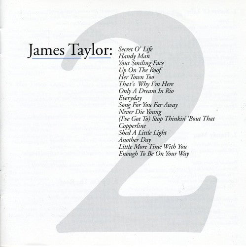 James Taylor - Greatest Hits, Vol. 2 CD ( VINYL )