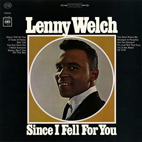 Lenny Welch - Since I Fell for You CD (Manufactured On Demand, Alliance Mod) ( VINYL )