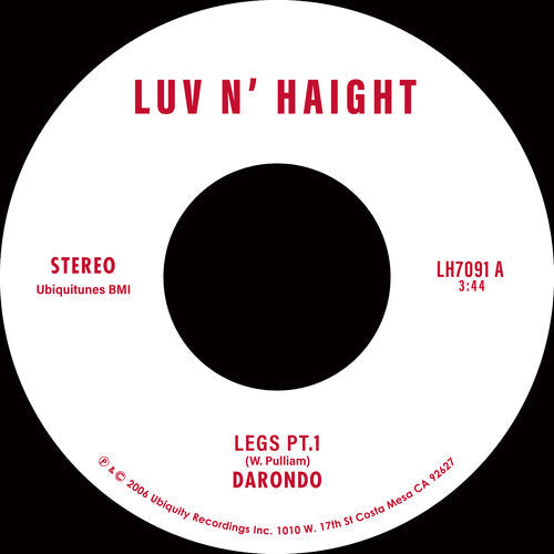 Darondo - Legs Pt. 1 b/w Let My People Go 7" ( VINYL )
