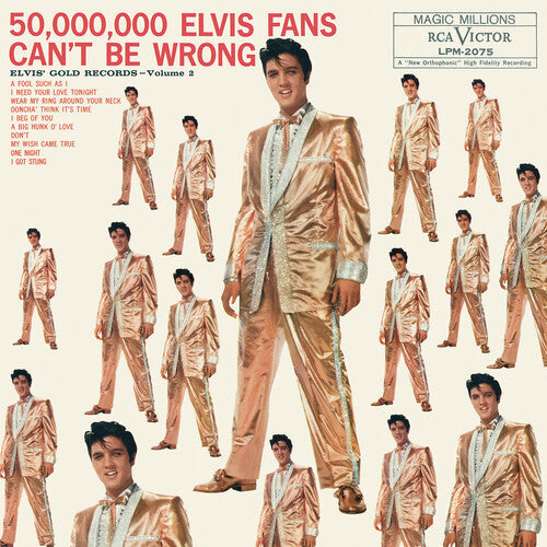 Elvis Presley - 50,000,000 Elvis Fans Can't Be Wrong: Elvis' Gold Records Volume 2 LP (140 Gram Vinyl) ( VINYL )