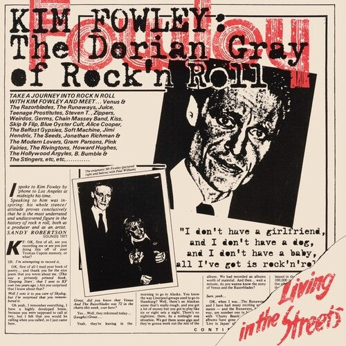 Kim Fowley - Living In The Streets LP ( VINYL )