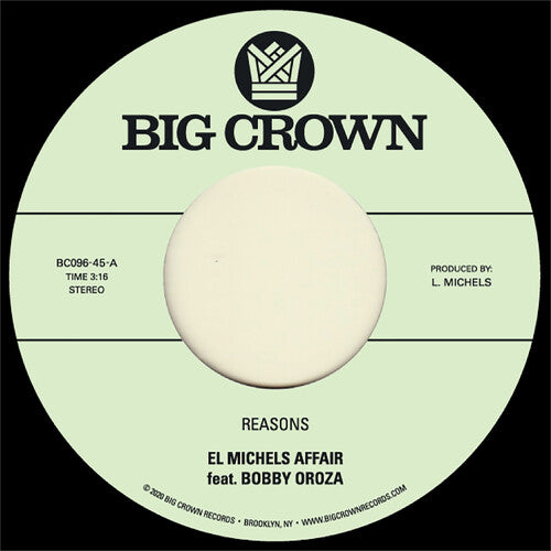 El Michels Affair - Reasons b/w Hipps 7" ( VINYL )