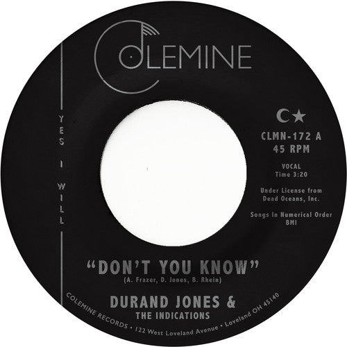 Durand Jones & The Indications - Don't You Know b/w True Love 7" ( VINYL )