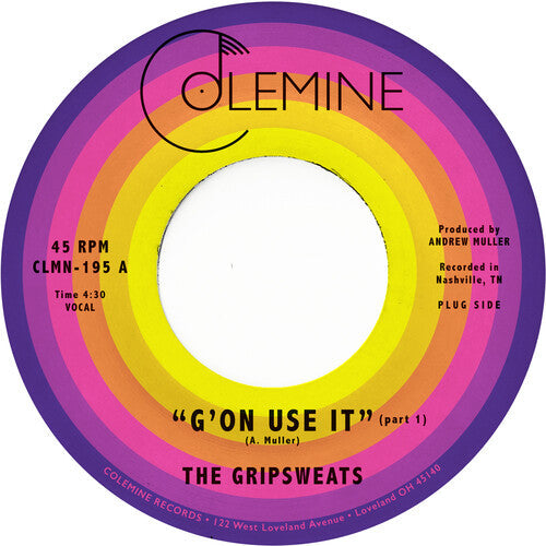 Gripsweats - G'On Use It 7" ( VINYL )