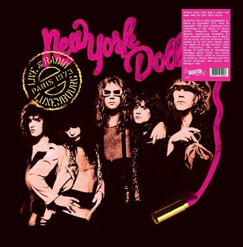 New York Dolls - Live At Radio Luxembourg Paris 1973 LP ( VINYL )