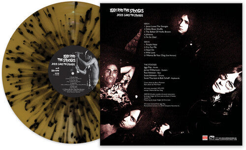 Iggy & Stooges - Jesus Loves The Stooges (Black & Gold Splatter) LP (Colored Vinyl, Black, Gold) ( VINYL )