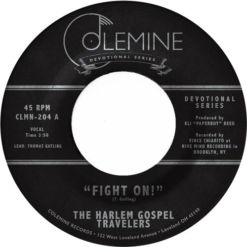 Harlem Gospel Travelers - Fight On! b/w Keep On Praying 7" (Clear Vinyl) ( VINYL )