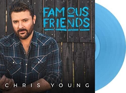 Chris Young - Famous Friends (Aqua Vinyl) LP (Colored Vinyl, Aqua, Blue) ( VINYL )