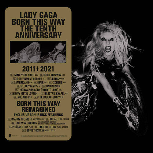 Lady Gaga - Born This Way: The 10th Anniversary 3LP (Custom Gatefold, Bonus Tracks) ( VINYL )