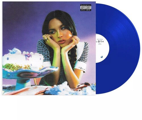 Olivia Rodrigo - Sour LP (Alternate Album Cover, Poster, Blue Vinyl) ( VINYL )