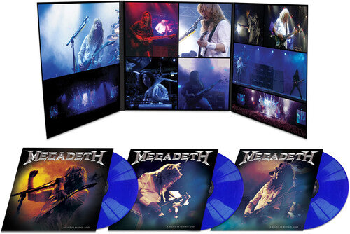 Megadeth - A Night In Buenos Aires 3LP (Colored Vinyl, Blue) ( VINYL )