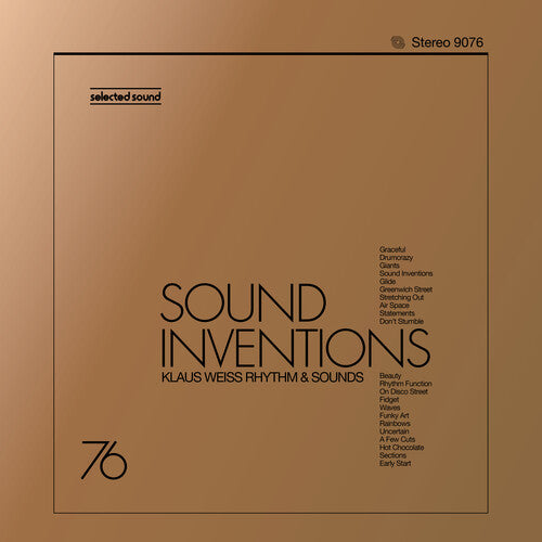 Klause Weiss Rhythm & Sounds - Sound Inventions LP ( VINYL )