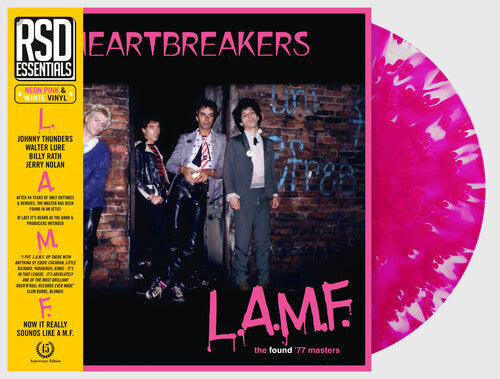 Johnny Thunders & Heartbreakers - L.A.M.F. - The Found '77 Masters LP (Pink & White Colored Vinyl) ( VINYL )