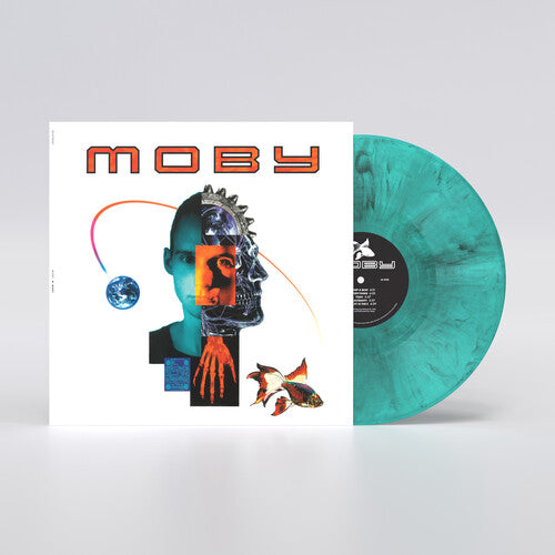 Moby - Moby LP Black & White Marble on Blue Colored Vinyl, 140 Gram Vinyl) ( VINYL )