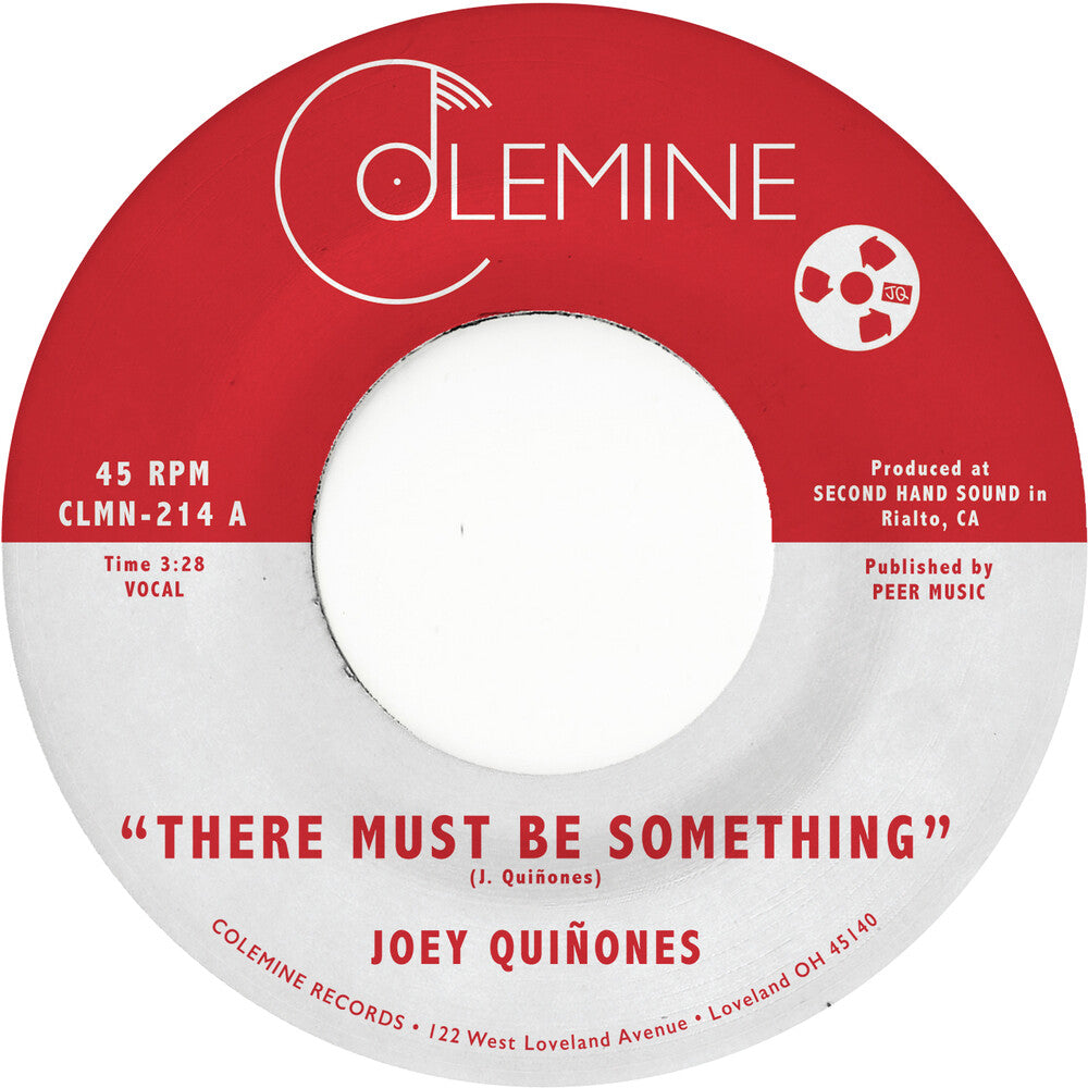 Joey Quinones - There Must Be Something b/w Love Me Like You Used To 7" (Clear Vinyl) ( VINYL )