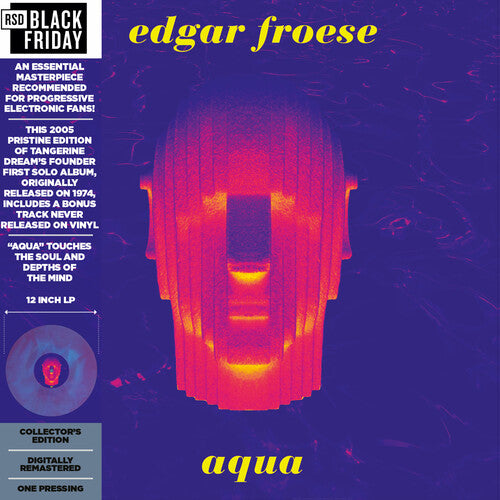 Edgar Froese - Aqua LP (Colored Vinyl, Blue, Black, Brown) ( VINYL )