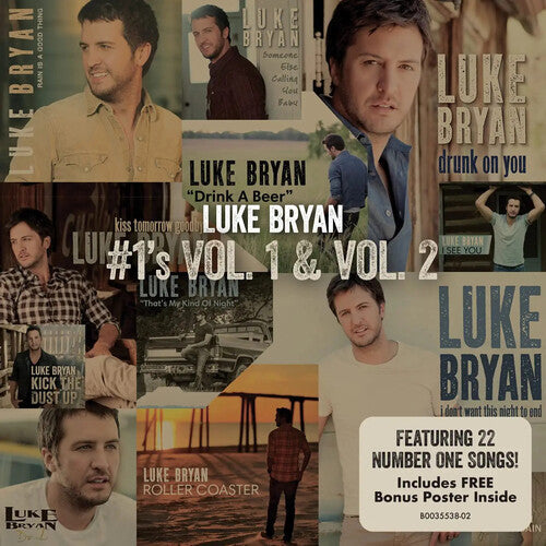 Luke Bryan - #1's Vol. 1 & Vol. 2 2CD (Jump Start Title) ( VINYL )