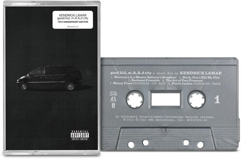 Kendrick Lamar - good Kid, M.A.A.D City CASSETTE (10th Anniversary Edition, Gray Colored Cassette) ( VINYL )
