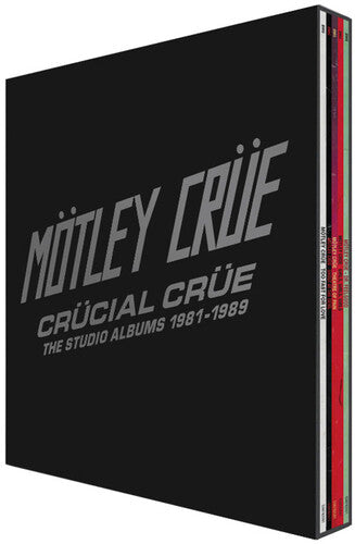 Motley Crue -  Crucial Crue: The Studio Albums 1981-1989 5LP (Limited Edition, Boxed Set, 180g, Colored Vinyl) ( VINYL )
