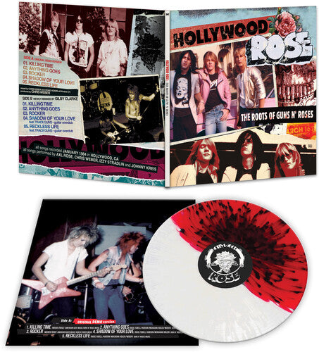 Hollywood Rose - The Roots Of Guns N' Roses LP (Red & White Splatter) ( VINYL )